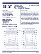 DataSheet IDT74LVCHR162245A pdf